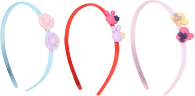 

SN toy zone Cute Imported Design Hair Band(Pack of 3)Multi Design and Colour Hair Band(Multicolor)