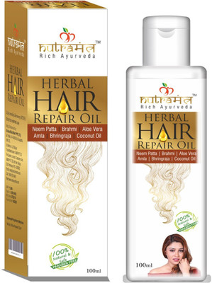 

Nutramantra Hair Repair Oil Natural & Paraben Free- 100 ML Hair Oil(100 ml)