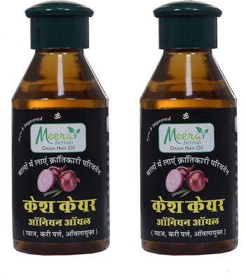 

meera herbals ONION OIL PACK OF 2 Hair Oil(200 ml)