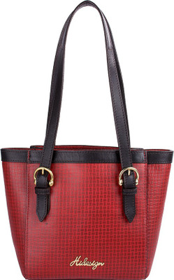Hidesign Shoulder Bag(Red, Brown), Brown;red