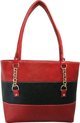 

GLORIA Hand-held Bag(Red, Black), Black;red