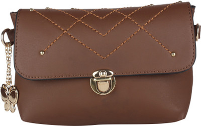 

Butterflies Sling Bag(Brown)