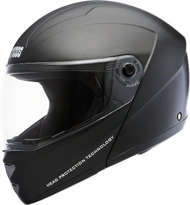 STUDDS LITE WITH CARBON CENTER STRIP Motorbike Helmet(Black)