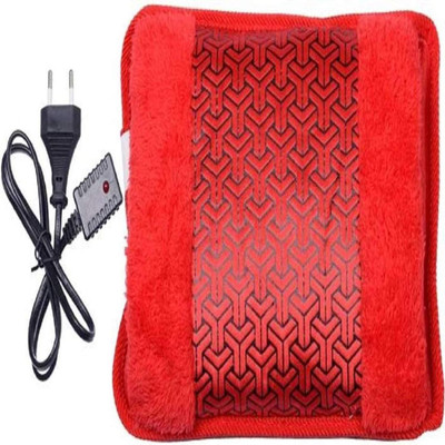 

Klick N Shop Velvet Pocket Body Pain Relief X2 Electric Water Bag 1 L Hot Water Bag(Red)
