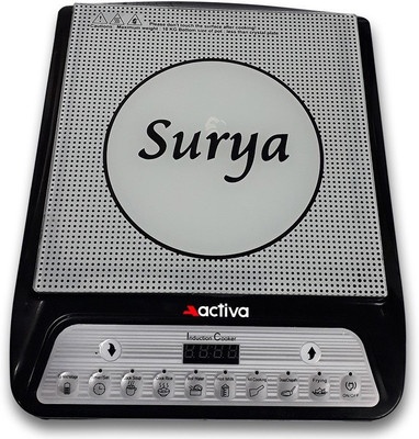 

ACTIVA ACT-INDUCTION 2000 W Induction Cooktop(Black, Push Button)