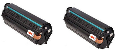 

FUTUREZONE 12A Compatible For HP 12A / Q2612A Toner Cartridge For HP LaserJet 1010, 1010w, 1012, 1015, 1018, 1020, 1022, 1022n, 1022nw, M1005 MFP, M1319f MFP, 3015, 3020, 3030, 3050, 3050z, 3052, 3055 - Set of 2 Single Color Toner(Black)