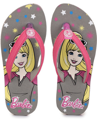 

Barbie Girls Slip On Slipper Flip Flop(Grey