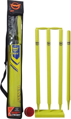 

Wasan Cricket Set/Kit Size 5- Yellow (10-16 years) Cricket Kit