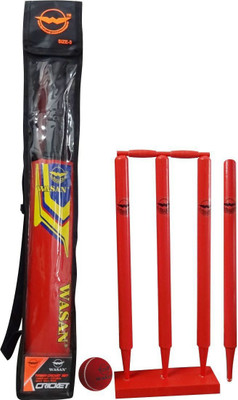 

Wasan Cricket Set/Kit Size- 3 Orange (5-12 years) Cricket Kit