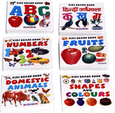 

Homeshopeez Mini Pocket Books - MP - Alphabets, Hindi, Numbers 1-20, Fruits, Domestic Animals, Shapes And Colours(Multicolor)