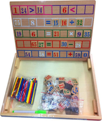 

ToyVilla Fantastic Spell Spell Operation Wooden Multipurpose Learning board(Multicolor)