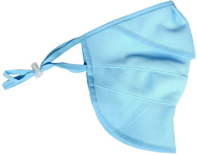

SYGA Plain Breathable mesh UV mask for Women (Blue) UV_Mask_Blue Mask