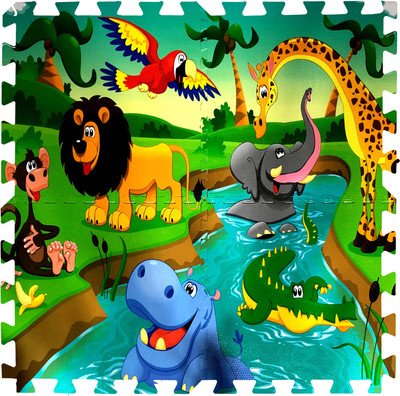 

Toy Park Rubber Baby Play Mat(Multicolor