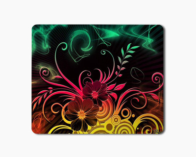 

iKraft Gaming Mouse Pad, Non-Slip Rubber Flowers Printed Mousepad 180x220x3mm Mousepad(Multicolor)