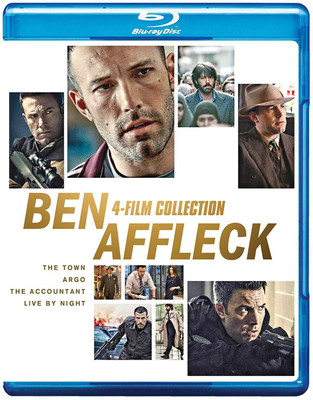 Ben Affleck 4 Movies Collection: The Town + Argo + The Accountant + Live by Night (4-Disc Set)(Blu-ray English)