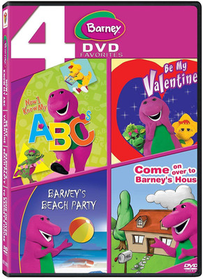 

Barney: Now I Know My ABC + Be My Valentine + Barney's Beach Party + Come on Over to Barney's House (4-Disc Box Set)(DVD English)