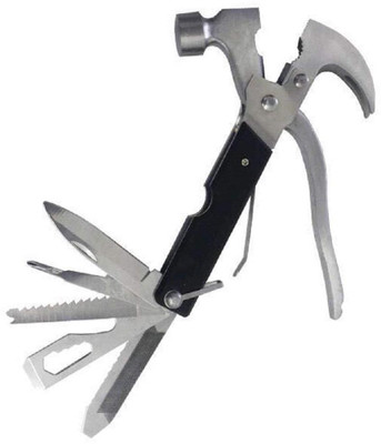 

Zahuu 18 In1 Camping Gear Knife Blade 1 Multi-utility Knife(Silver, Black)