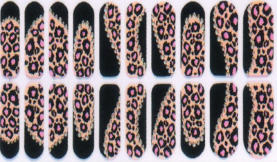 

Lootkabazaar Adhesive Long Lasting Stickers For Women NAS006(Black)
