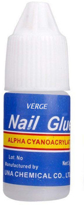 

VERGE Professional Nail Art Glue Manicure Tool For Fake/False Nails(transparent)