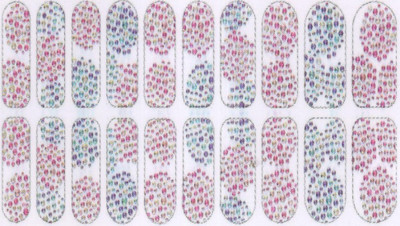 

Lootkabazaar Adhesive Long Lasting Stickers For Women NAS002(White)