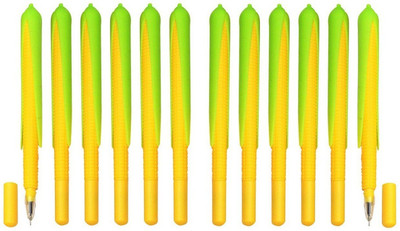 

Oytra Cute Corn with Detachable Green Leaf Pen for Kids (Set of 12) Gel Pen(Pack of 12)