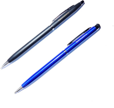 

Swarnalekha DUAL SLIM 2 Pcs. Metal Ball Pen Gift Set(Pack of 2)