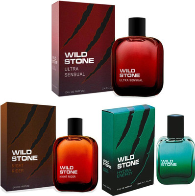 

Wild Stone ULTRA SENSUAL EAU DE PARFUME 50ml + HYDRA ENERGY EAU DE PARFUME 50ml + NIGHT RIDER EAU DE PARFUME 50ml - PACK OF 3 Eau de Parfum - 50 ml(For Men)