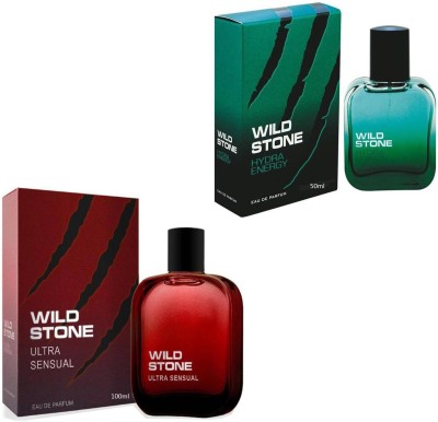 

Wild Stone ULTRA SENSUAL ENERGY PERFUME 100 ML+HYDRA ENERGY PERFUME 50 ML Eau de Parfum - 50 ml(For Men)