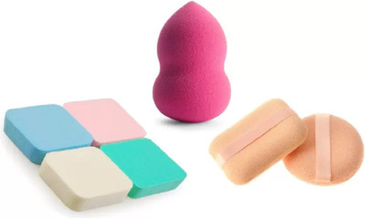 

sweetpea Out Of Box Imported Beauty Blender Powder concealer Foundation Puff Sponge (7 Pieces)
