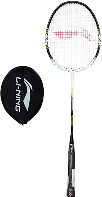 

Li-Ning Smash xp 808 Black Strung Badminton Racquet(G4 -3.25 Inches, 85 g)