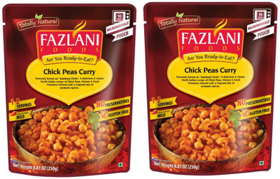 

Fazlani Foods Ready To Eat Pack of 2 Amritsari Chole (Chick Peas) Curry 250 g