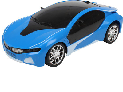 

BIG MONKEY TOYS REMOTE CONTROLLED RECHARGEABLE FAMOUS CARWITH 3D LIGHTS(BLUE)(Blue)