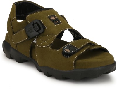 

Shoegaro Men Green Sandals