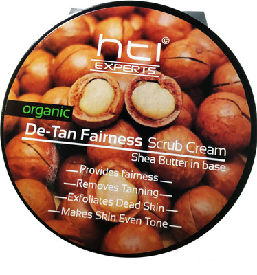 

hti experts ORGANIC DE TAN FAIRNESS SCRUB CREAM (Shea Butter in Base) Scrub(250 g)