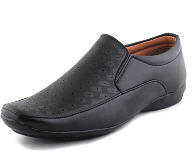 

FASHINO Formal Slip On For Men(Black