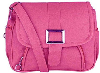 

Maxpro Girls Evening/Party, Casual, Formal, Sports Purple Leatherette, PU, Fabric Sling Bag