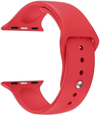 

CELLFATHER Silicone Band Strap for 42mm Series 1 2 3 (Band Edition Nike) (Size-S/M) Red Smart Watch Strap(Red)