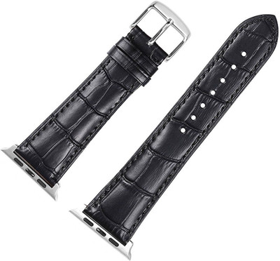 

CELLFATHER PU Leather Wrist Strap Smart Watch Strap(Black)
