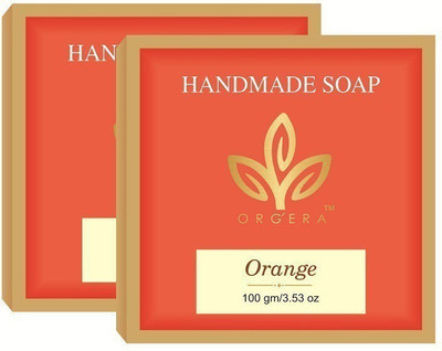 

Org'era handmade sugar soap orange(200 g, Pack of 2)