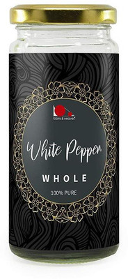 

looms & weaves Whole White Pepper - 100 gm (FREE DELIVERY)(100 g)