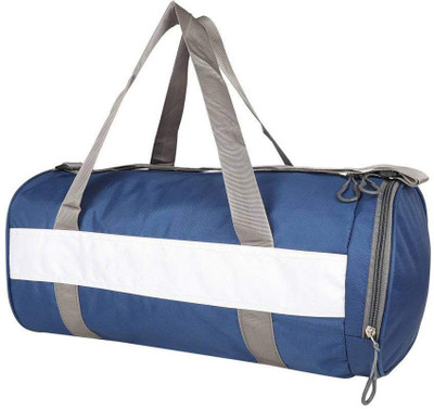 

GymWar Gym Bag With Shoe Compartment Sport Duffle Bag(Blue, Kit Bag)