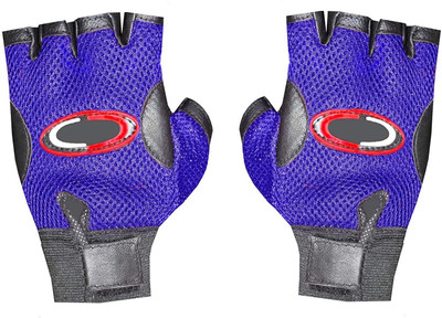 

Glamio Blue Gym Gloves Gym & Fitness Gloves (, Blue