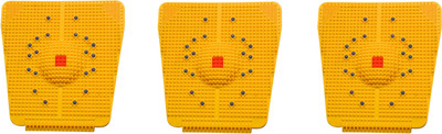 

VRV Combo 3 Pcs Foot Mat for Your family member Yellow 5 mm Yoga Mat
