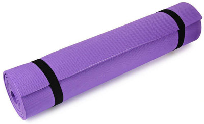 SYGA 4 MM Yoga Mat Exercise Lose Weight Fitness Pad Mat (Purple) Purple 4 mm Yoga Mat