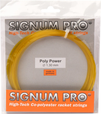 

Signum Pro Poly Power 1.30mm- 12m 1.30 Tennis String - 12 m(Gold)