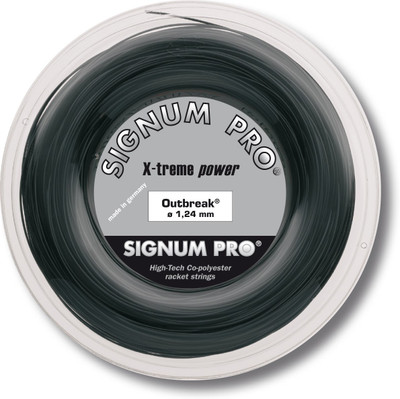 

Signum Pro Outbreak 1.24mm- 200m Reel 1.24 Tennis String - 200 m(Black)