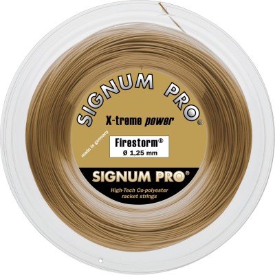 

Signum Pro Firestorm -1.30mm 200m Reel 1.30 Tennis String - 200 m(Gold)