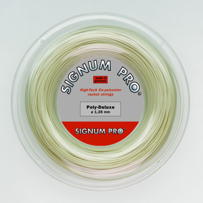 

Signum Pro Poly Deluxe 1.30mm- 200m Reel 1.30 Tennis String - 200 m(White)