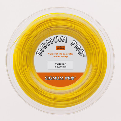 

Signum Pro Twister 1.30mm- 200m Reel 1.30 Tennis String - 200 m(Yellow)