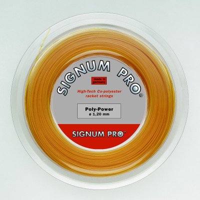 

Signum Pro Poly Power 1.30mm- 200m Reel 1.30 Tennis String - 200 m(Gold)